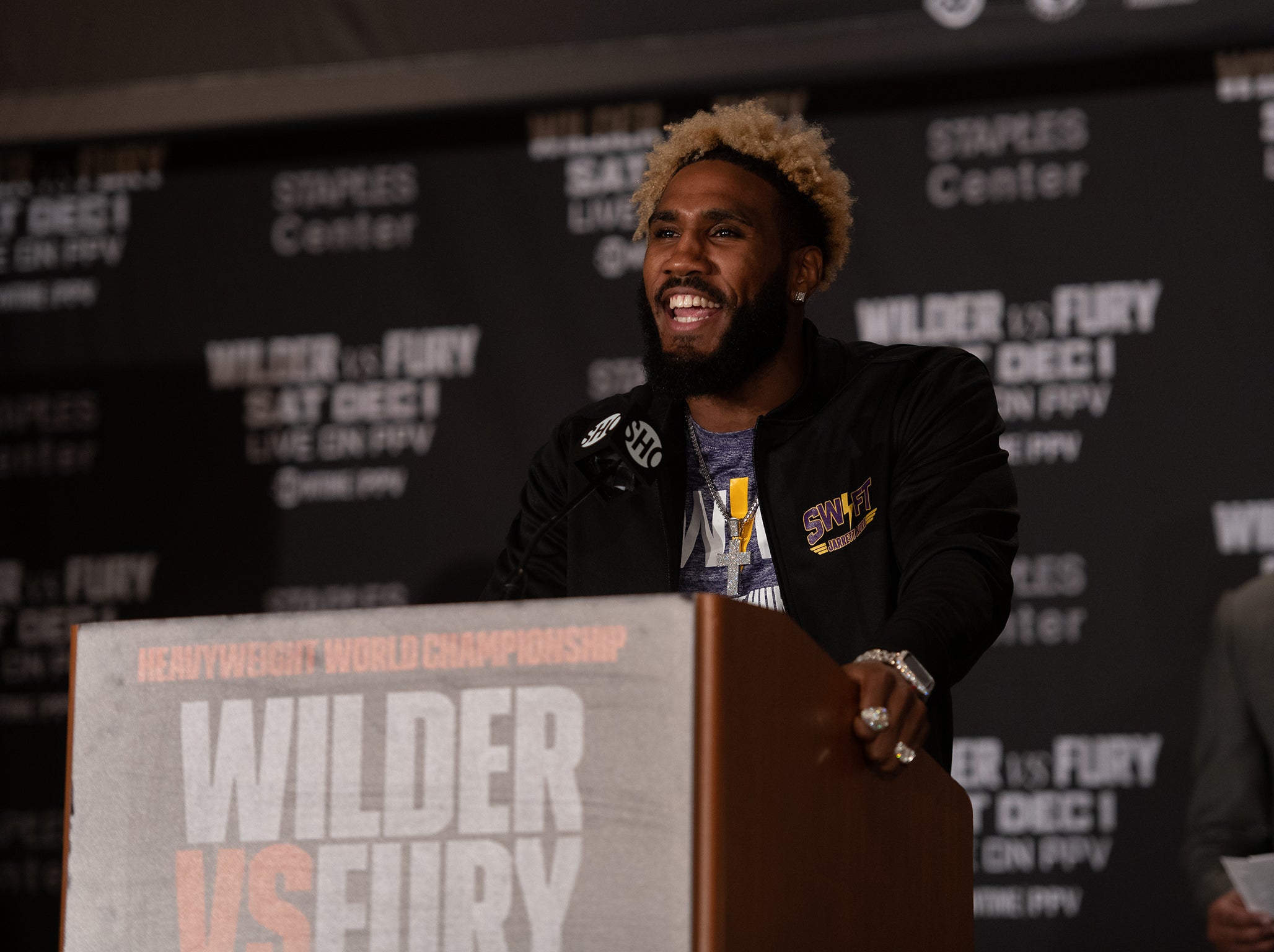 Jarrett Hurd in full flow