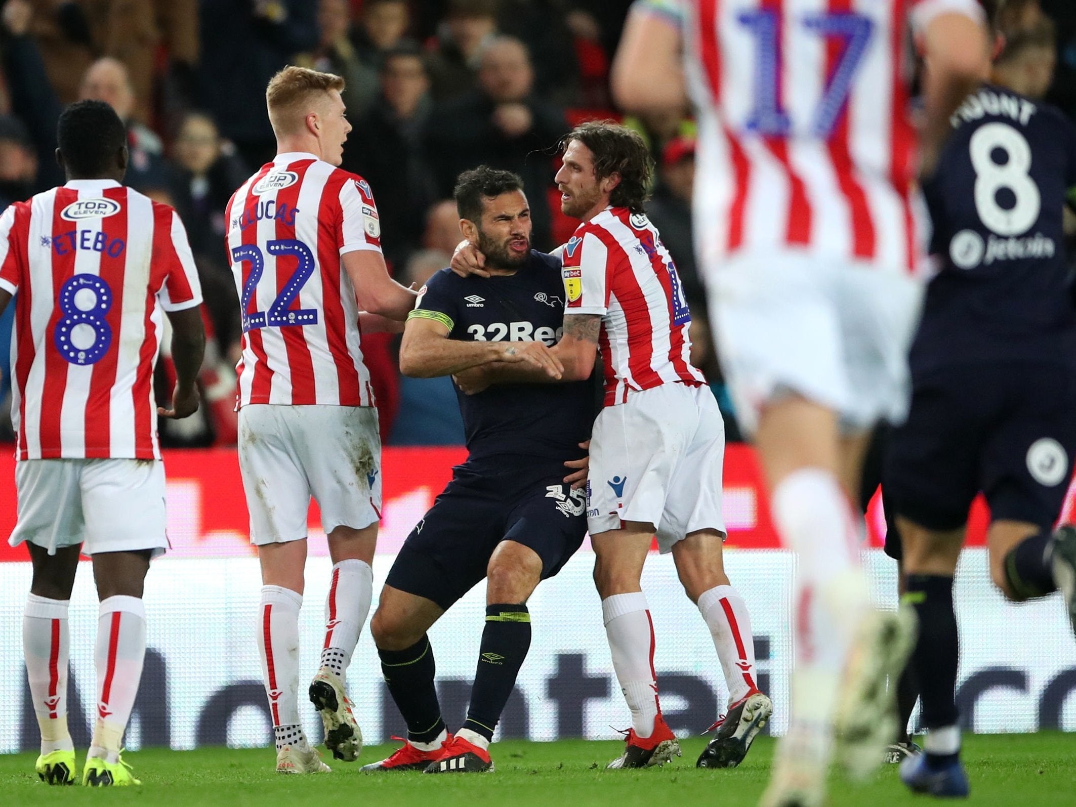 Bradley Johnson has been charged with a violent conduct by the FA after allegedly biting Joe Allen