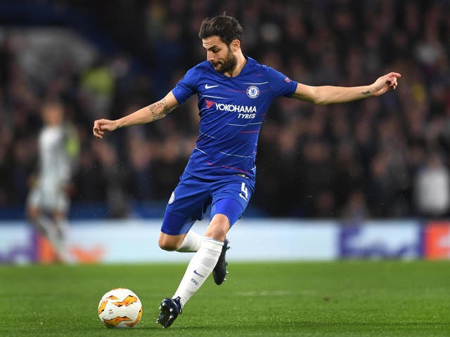 Cesc Fabregas has played mainly in the Europa League this season