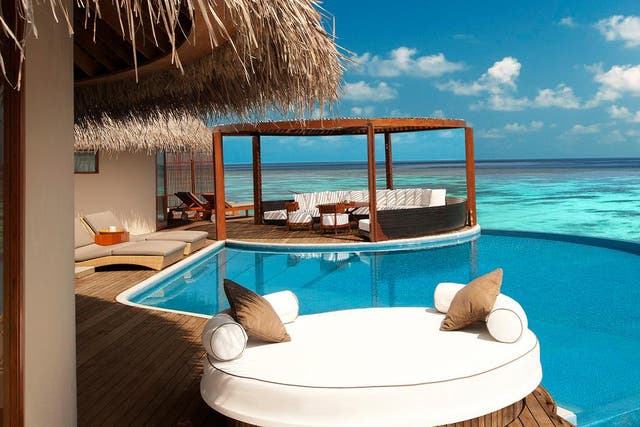 One of Starwood's resorts, in the Maldives