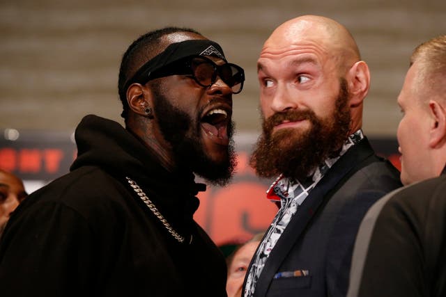 Tyson Fury and Deontay Wilder clashed at their heated final press conference
