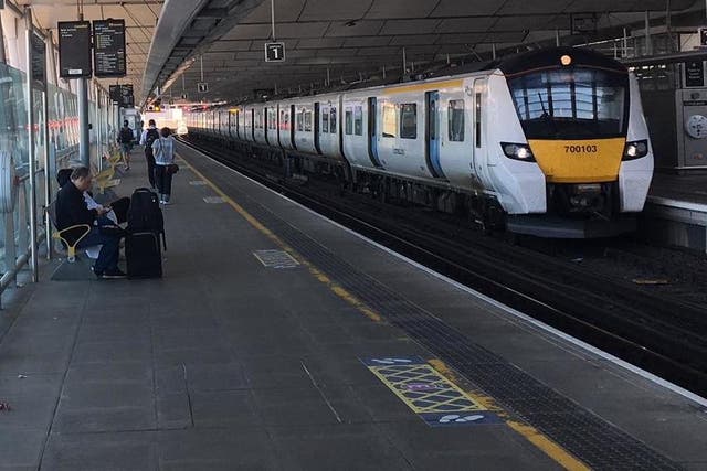 A platform at London Blackfriars was out of use for 20 minutes