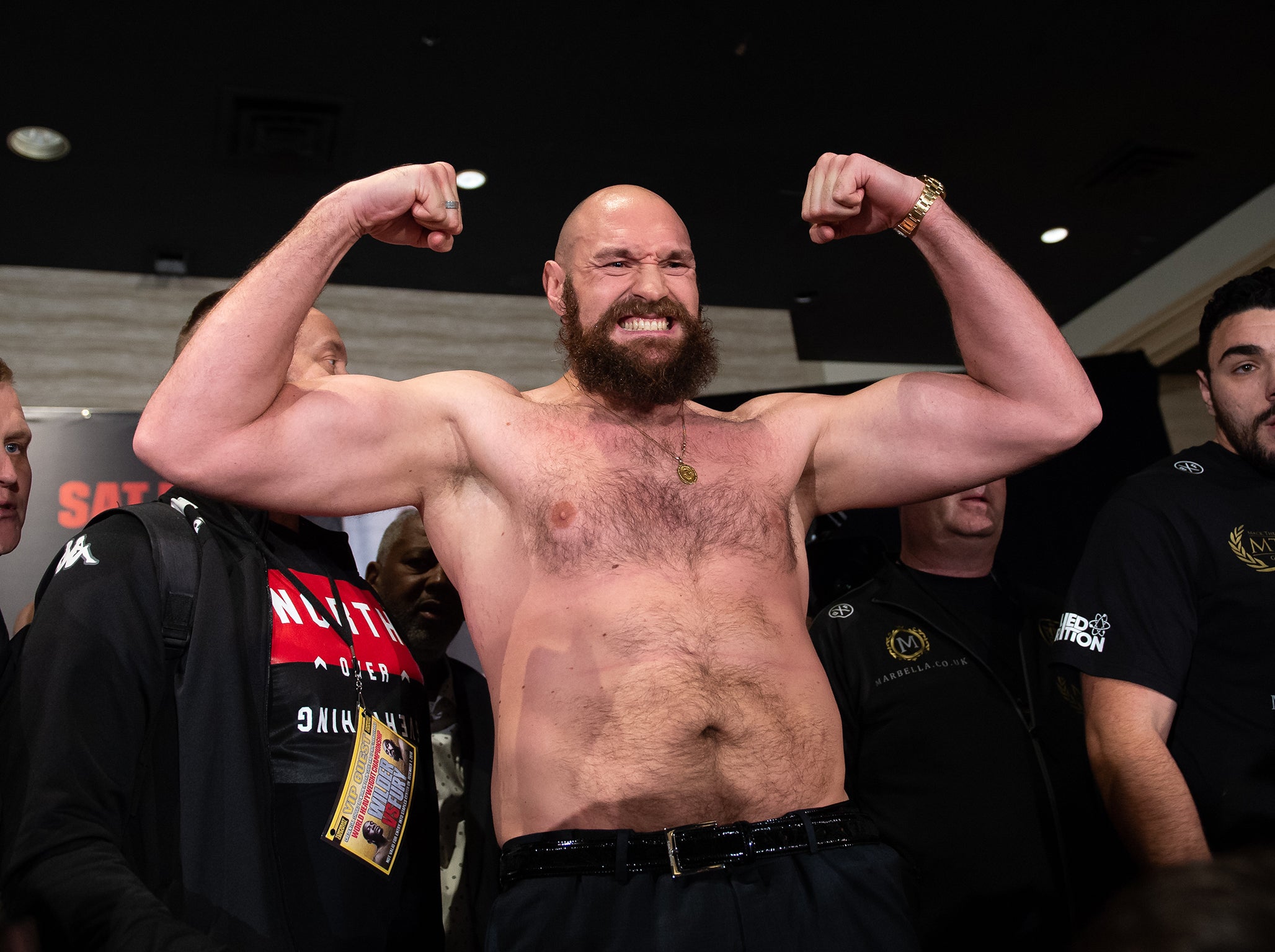 Tyson Fury vs Deontay Wilder LIVE weigh-in: Watch video stream as we learn weights ...
