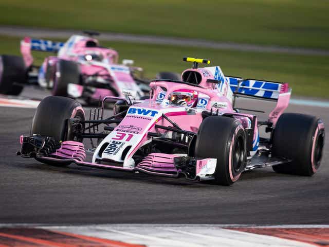 Force India have been renamed Racing Point F1 for the 2019 season