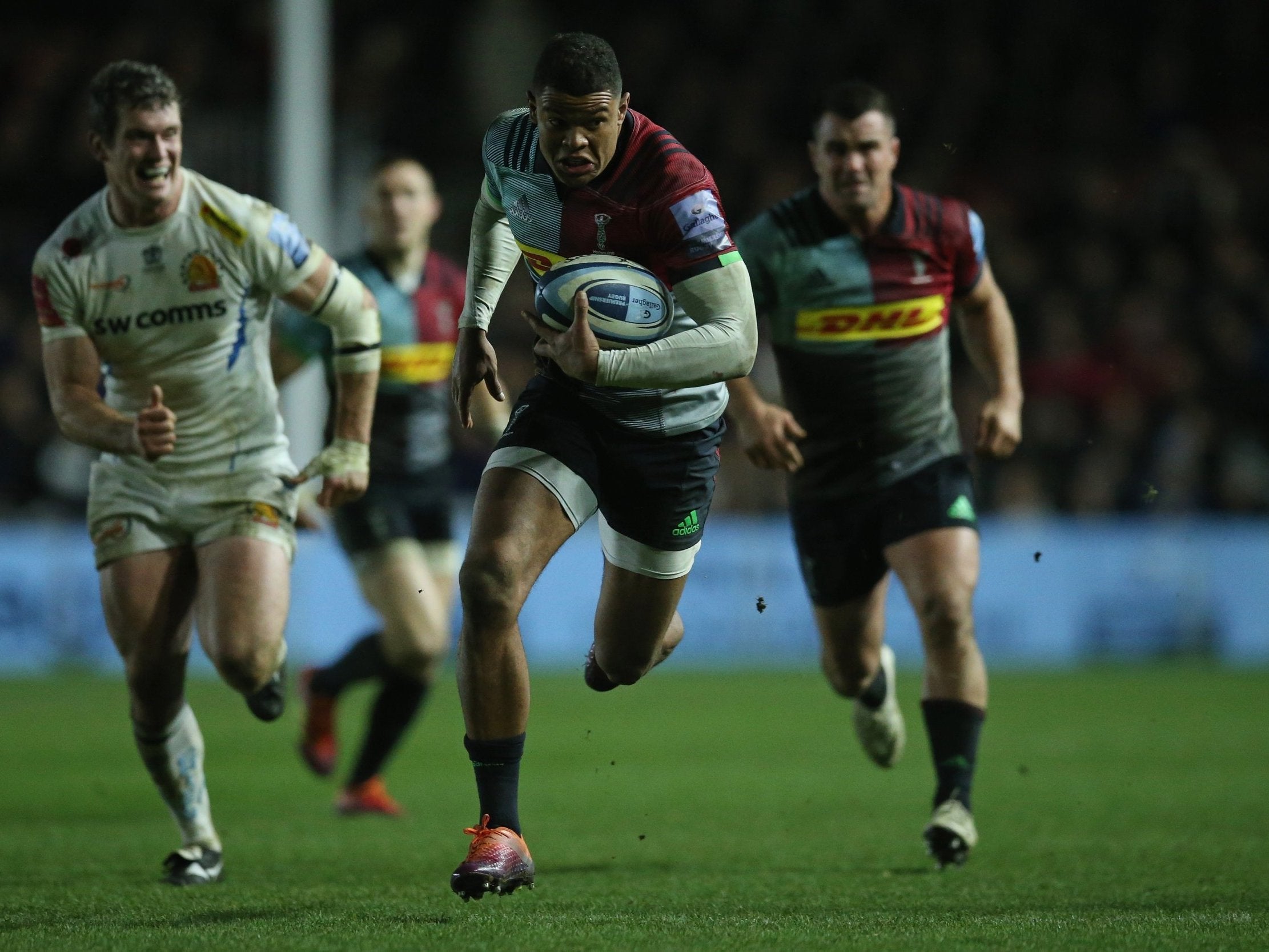 Nathan Earle scored two tries for Quins