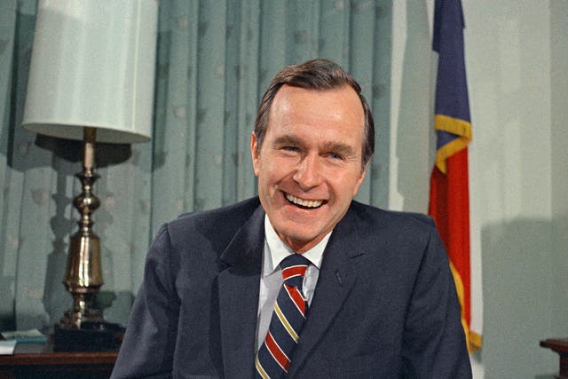 George HW Bush served as vice-president to Ronald Reagan before becoming US president in 1989