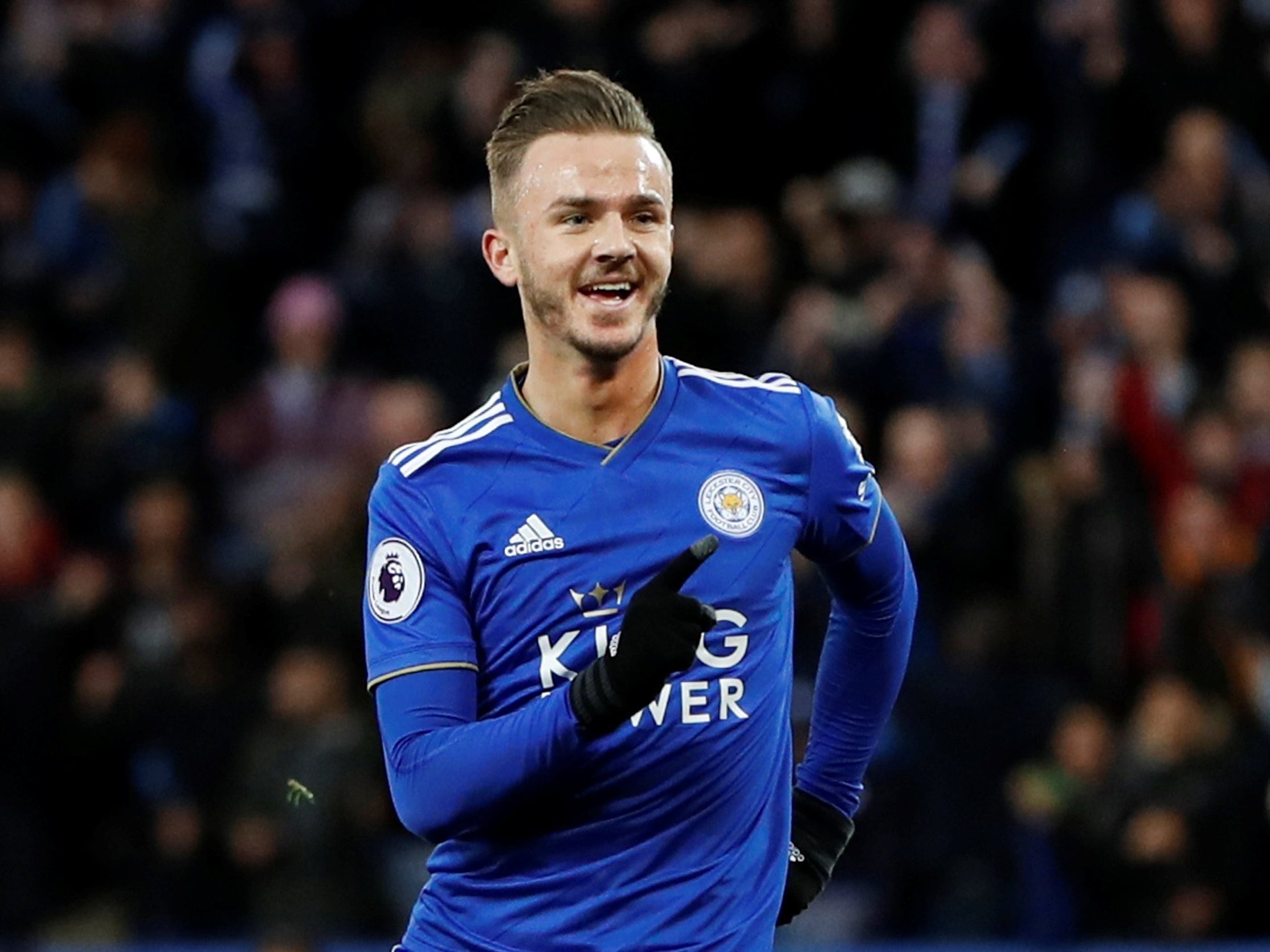 James Maddison has been in top form for Leicester this season