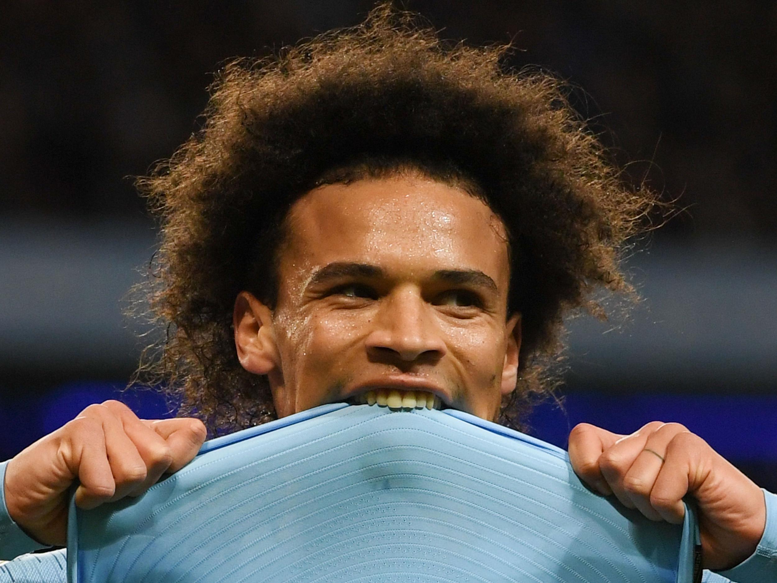 Leroy Sané was named man-of-the-match in Manchester City's win over Bournemouth