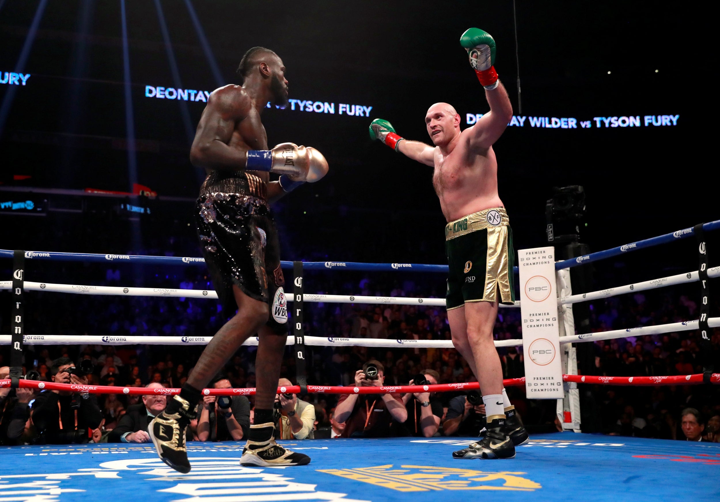 $30M BEATDOWN: Wilder, Fury smiling to the bank after Las Vegas bout