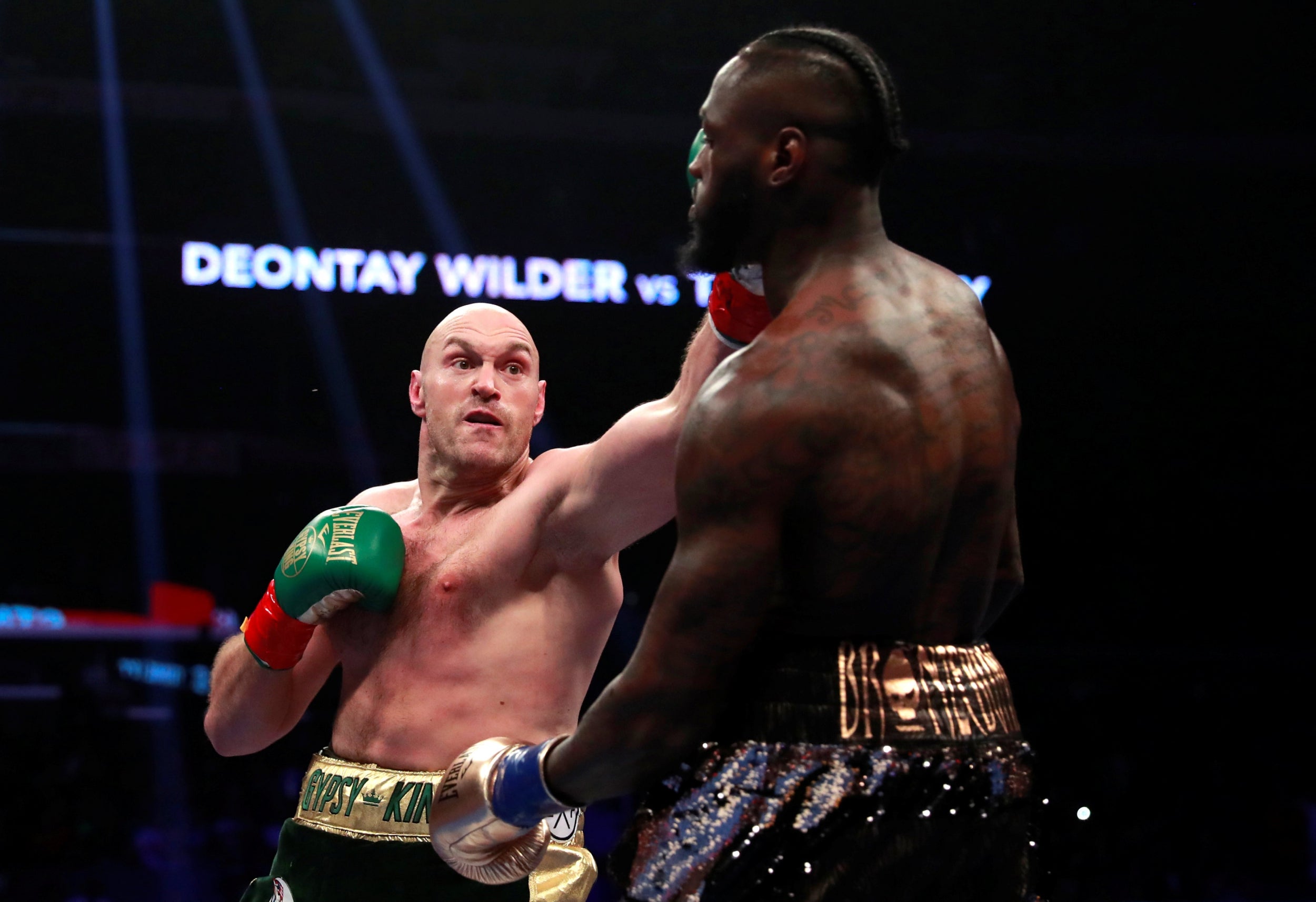 Fury lands on Wilder