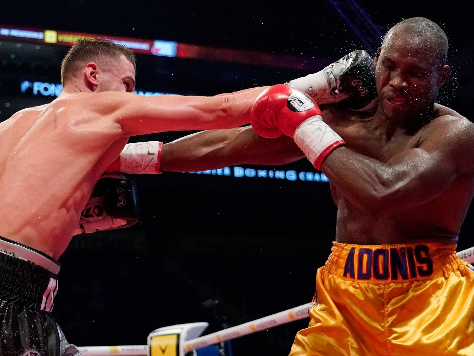 Gvozdyk caught Stevenson with a flurry of punches in the 11th round
