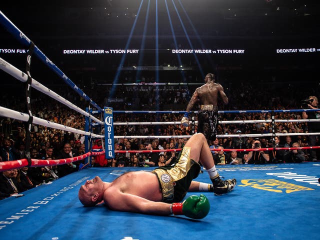 Tyson Fury was knocked down in the 12th round