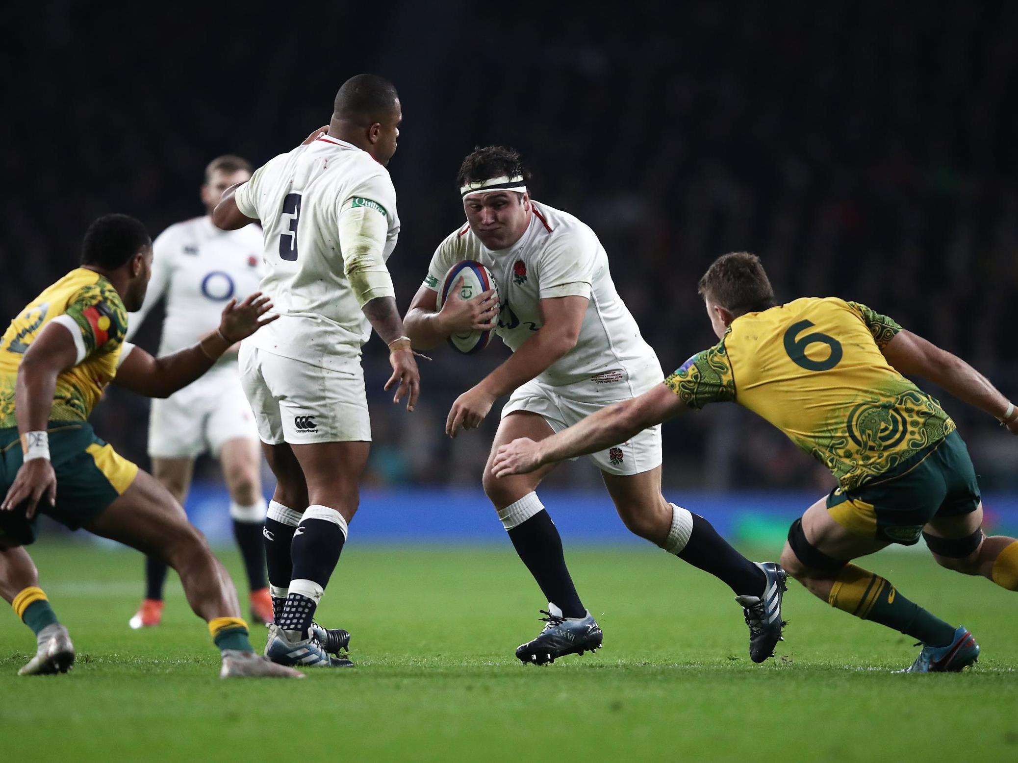 George in action against Australia late last month