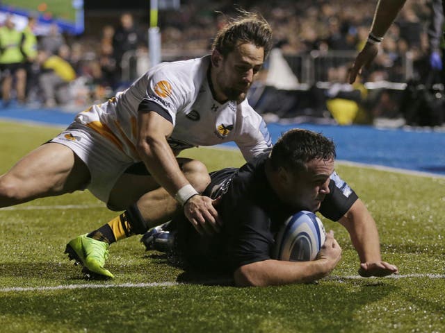 Jamie George scored the match-defining try against Wasps on Saturday