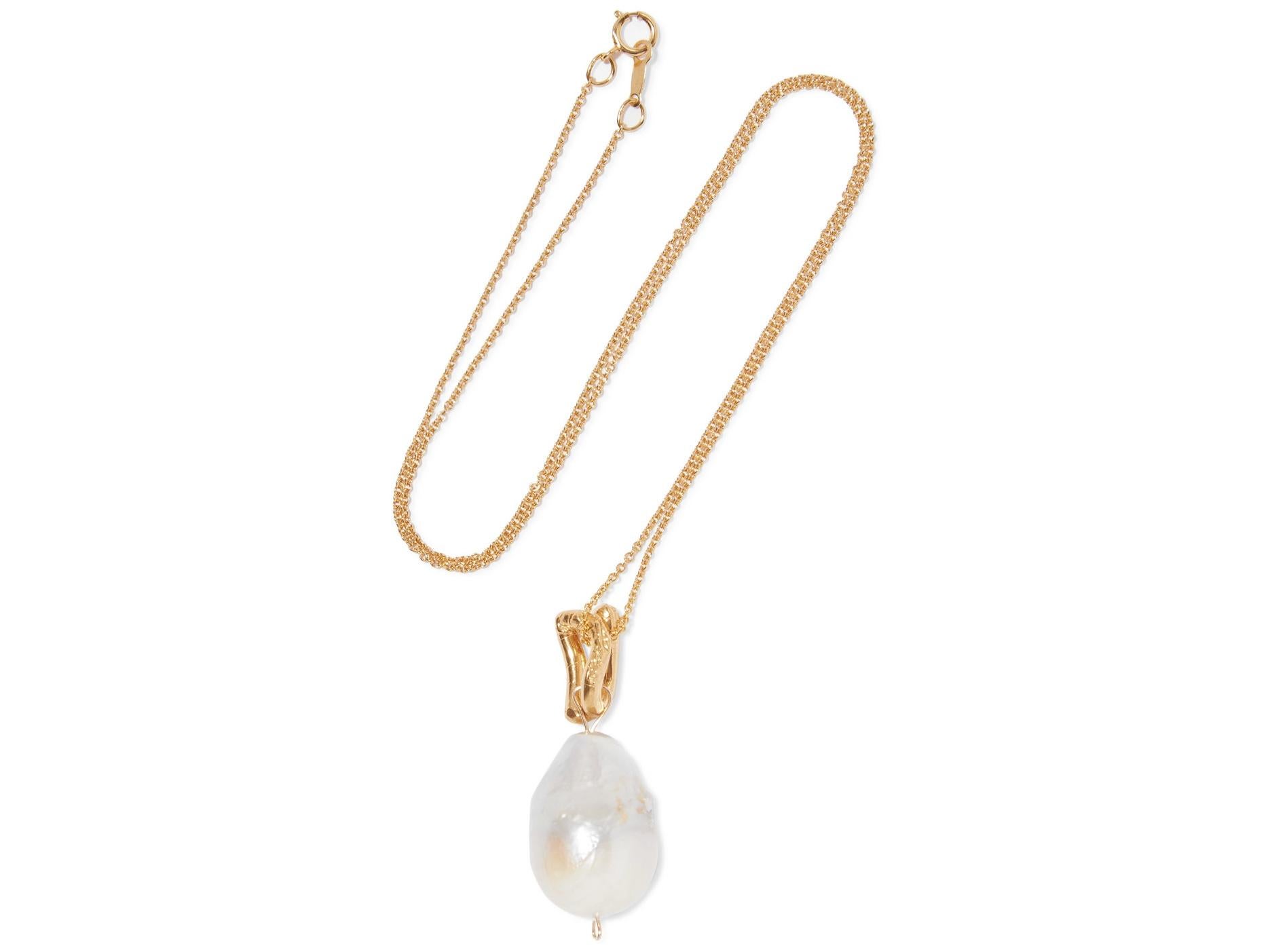 Alighieri, The Remedy Chapter i Gold-Plated Pearl Necklace, £210, Net-a-Porter