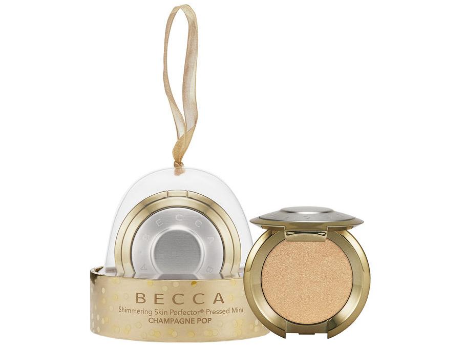 Becca, Shimmering Skin Perfector Champagne Pop Mini Ornament, £16, Space NK