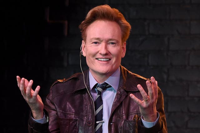 Conan O'Brien speaks onstage during Conan O'Brien In Conversation With Jake Tapper at Sony Hall on 8 November, 2018 in New York City