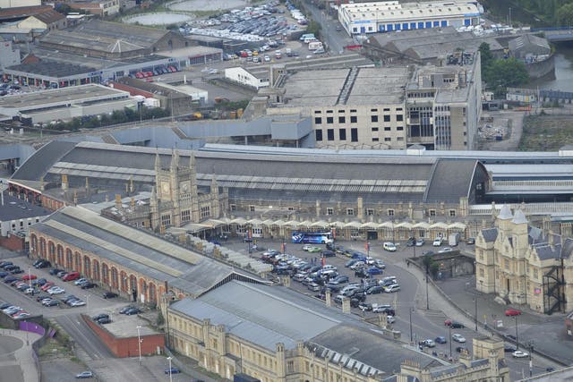 The woman died near Bristol Temple Meads station