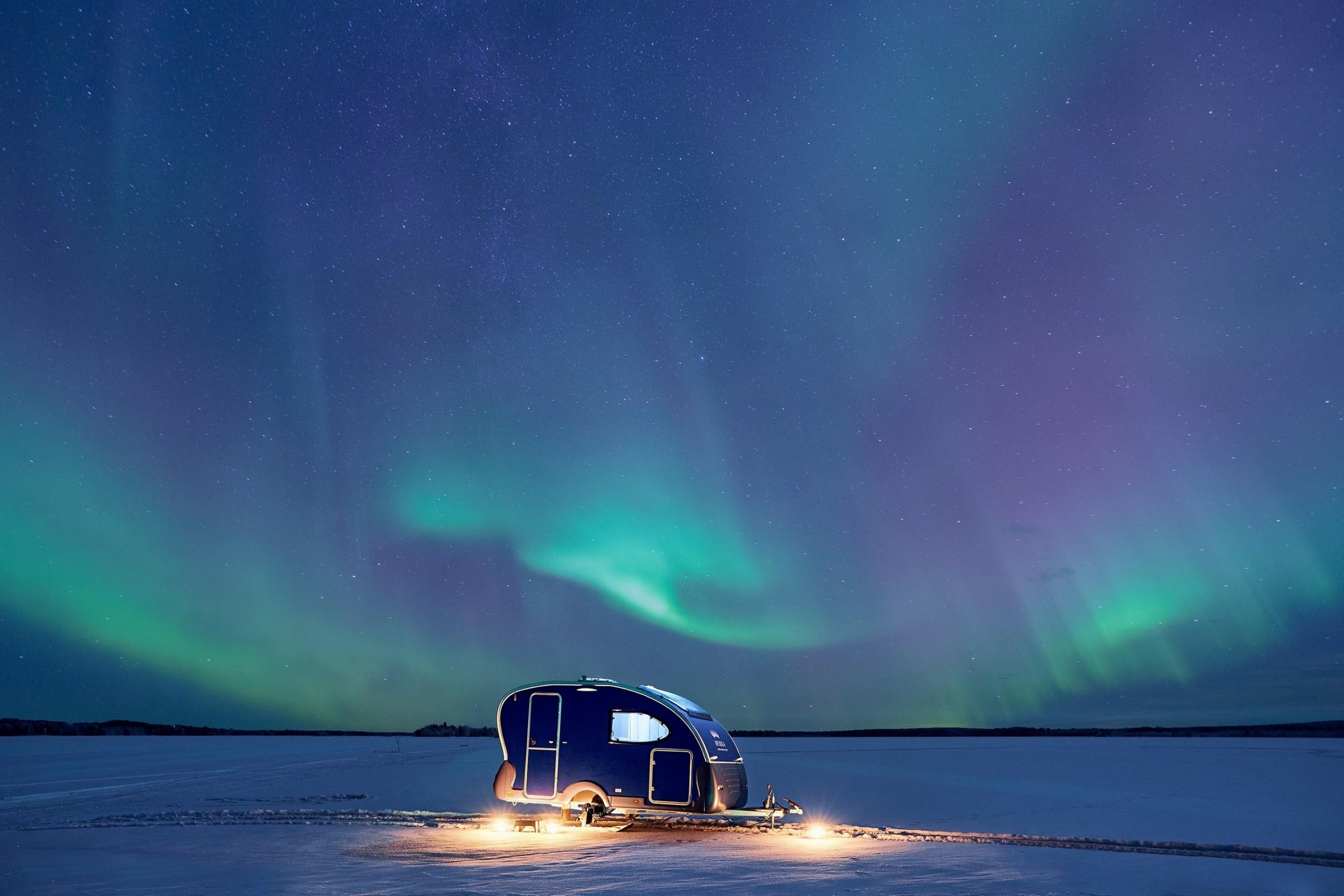 See the Northern Lights in the comfort of the Aurora Wagon