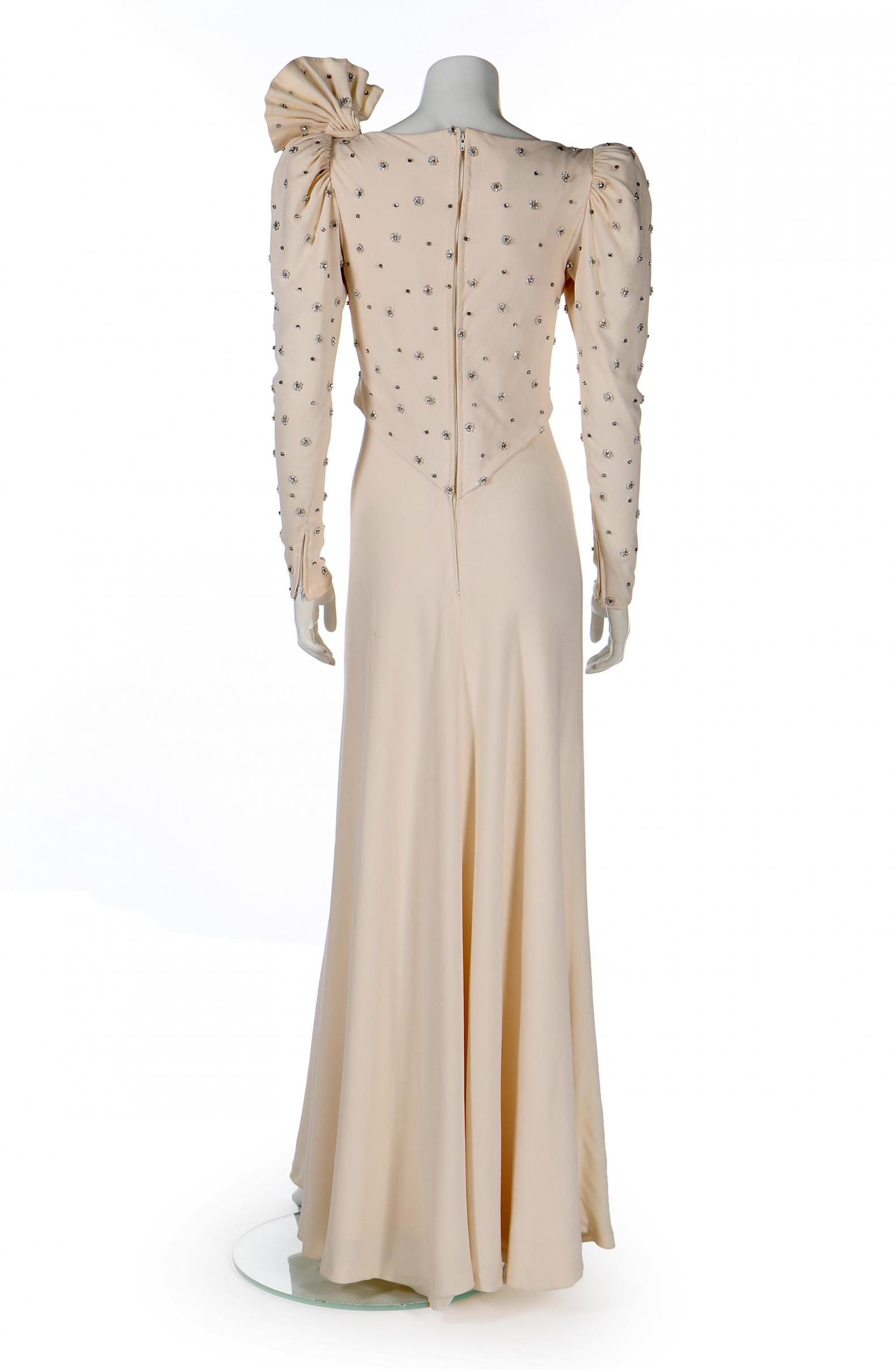 The David and Elizabeth Emanuel dress worn by Princess Diana during her royal tour to the Gulf States in 1986