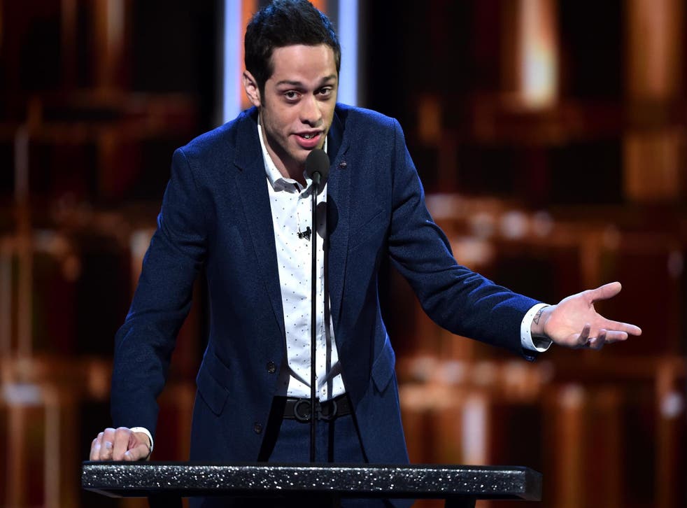 Pete Davidson speaks onstage at The Comedy Central Roast of Rob Lowe at Sony Studios on 27 August, 2016 in Los Angeles, California.