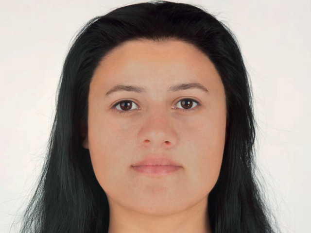 DNA analysis indicates Ava probably had black hair and brown eyes. A previous reconstruction of the young woman gave her blue eyes and red hair, which were common characteristics of the local Neolithic population