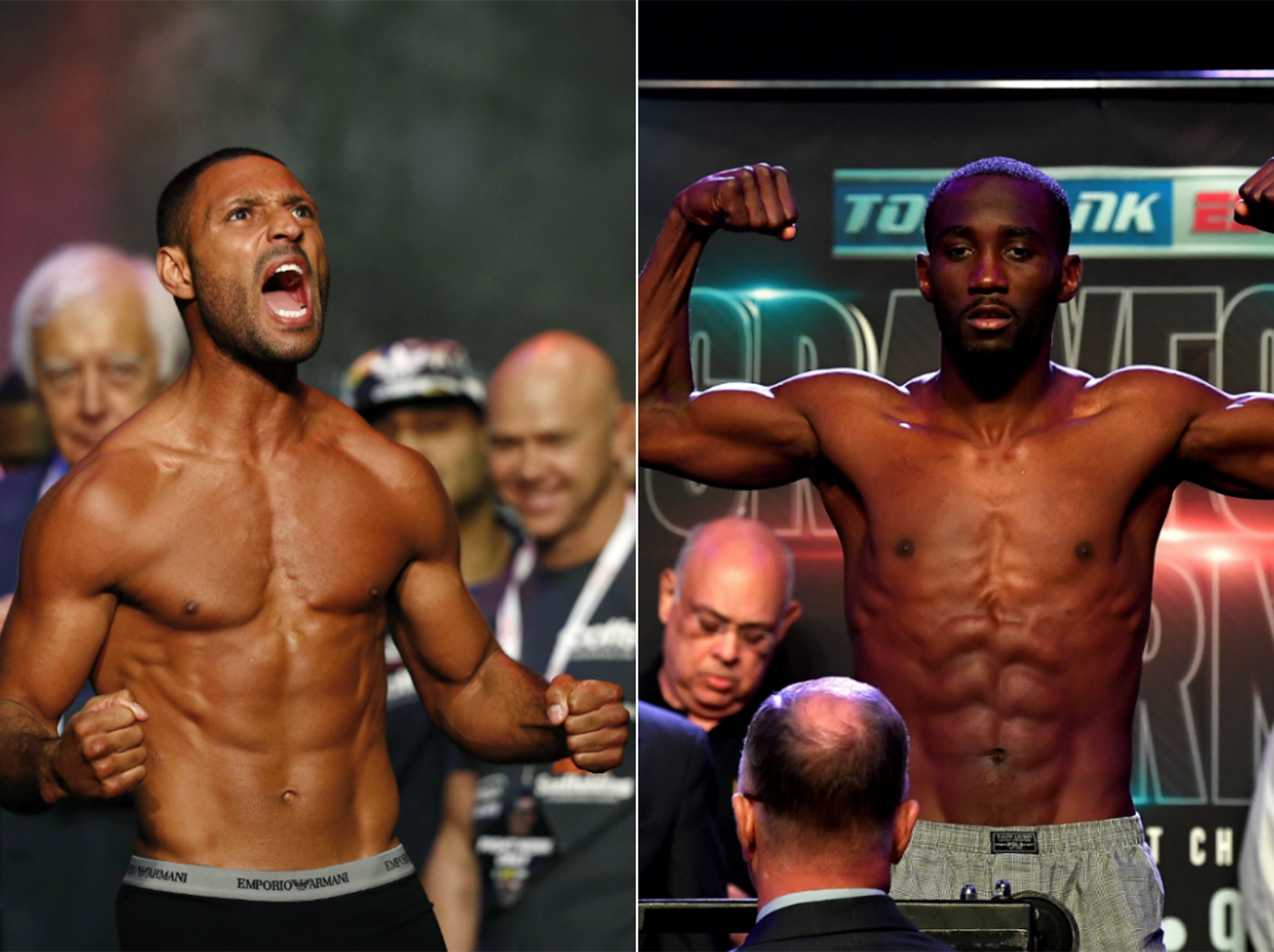 Khan must decide between Brook (L) and Crawford