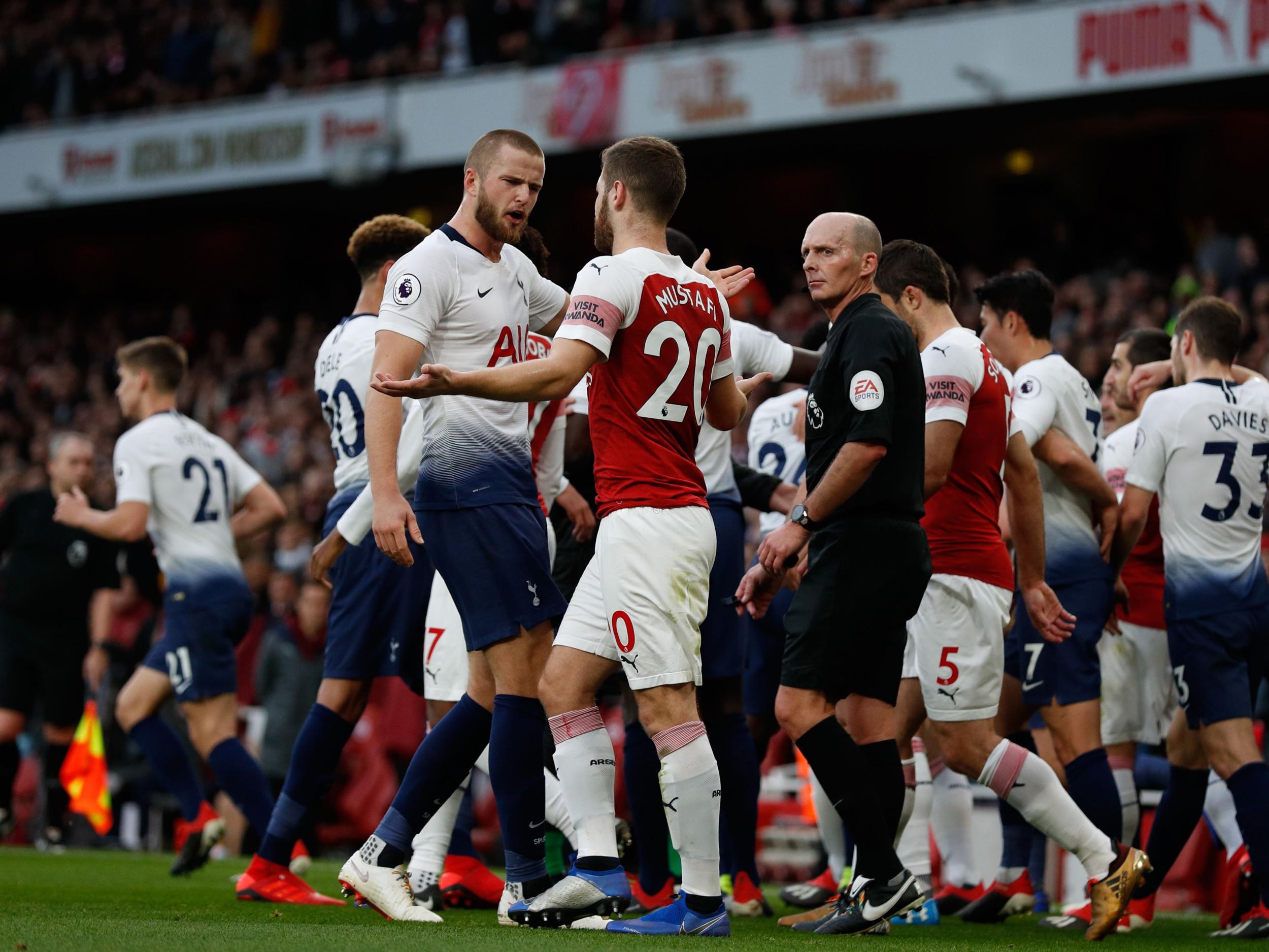 Eric Dier upset Arsenal with his celebration
