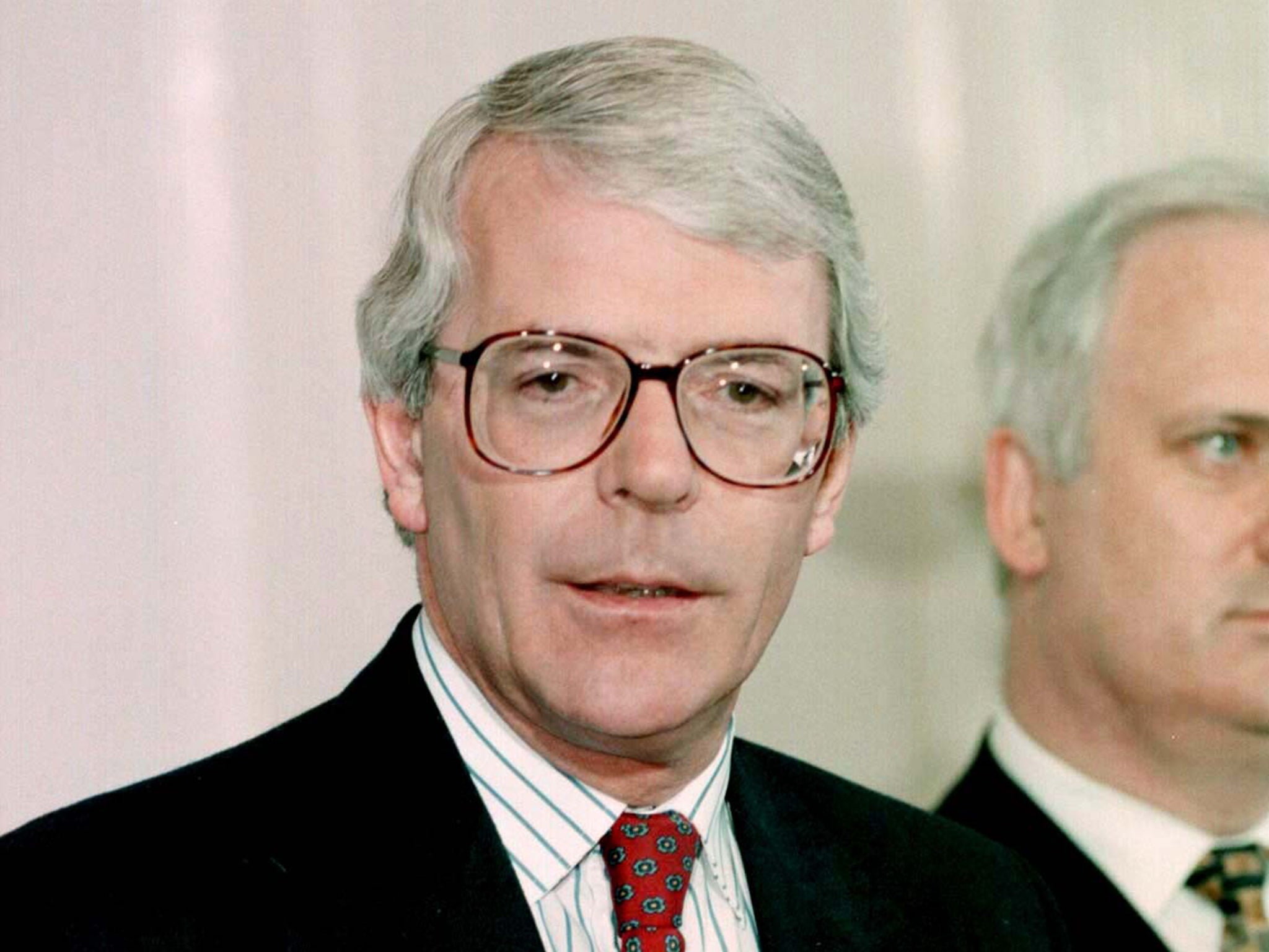 John Major as prime minister in the Nineties. He later admitted: 'I was much too sensitive from time to time about what the press wrote.'