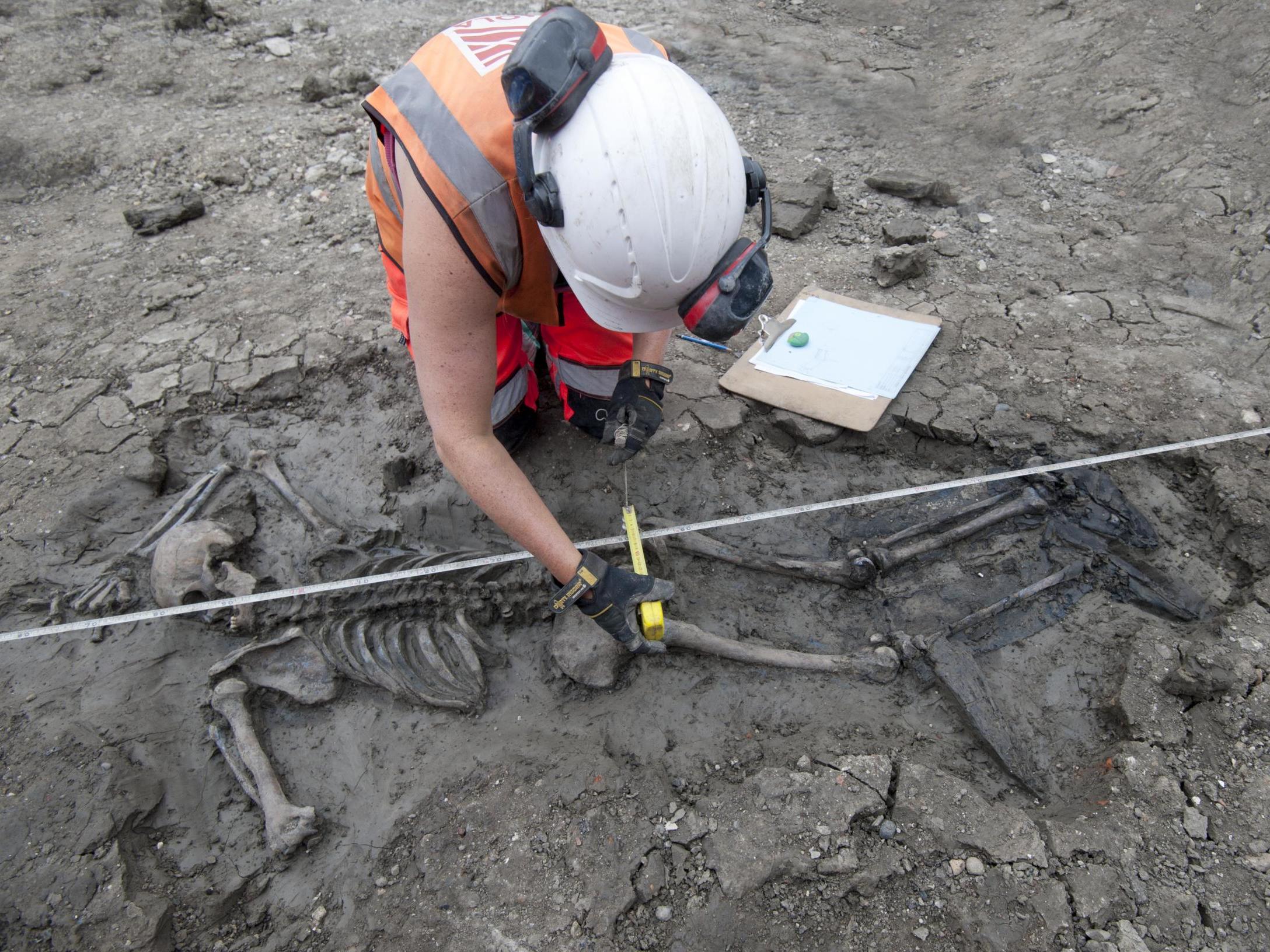 Archaeologists found the skeleton of a man thought to have died about 500 years ago