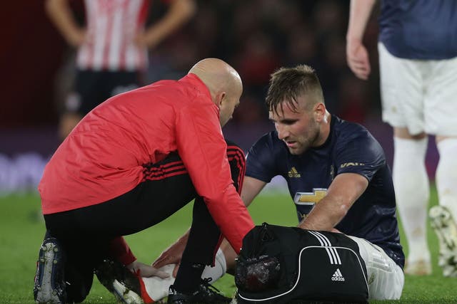 Luke Shaw is one of several players who could be unavailable