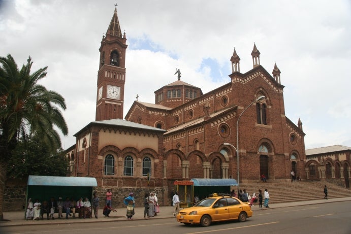 The Church of Our Lady of the Rosary in Asmara