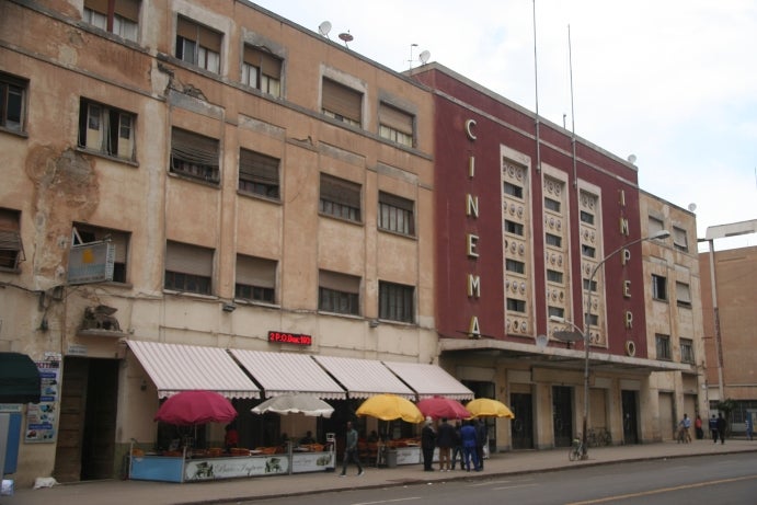 The Art Deco Cinema Impero in Asmara