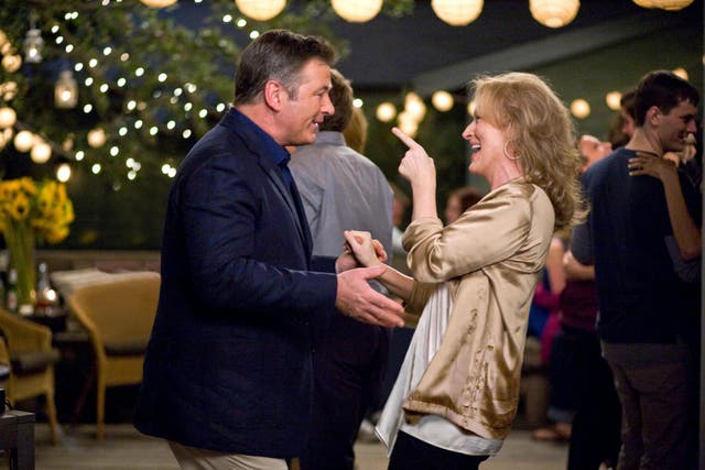 Alec Baldwin and Meryl Streep in 'It's Complicated'