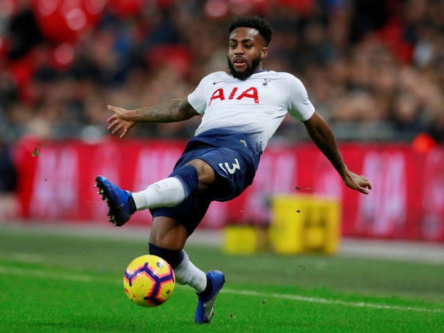 Danny Rose in action at Wembley