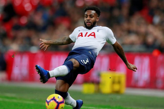 Danny Rose in action at Wembley