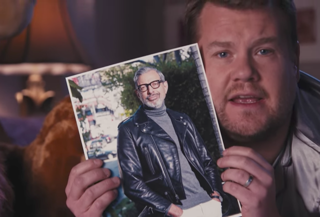 James Corden has expressed his love for Jeff Goldblum in a new skit on The Late Late Show