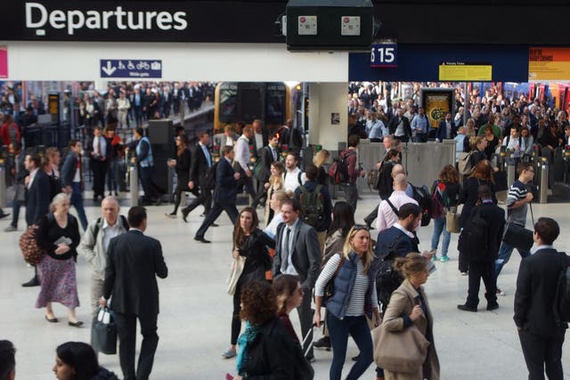 Time sensitive: London Waterloo Station, the busiest in Britain
