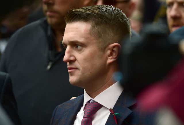 Former EDL chief Tommy Robinson