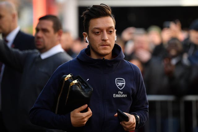Mesut Ozil is expected to miss his fifth successive game for the Gunners