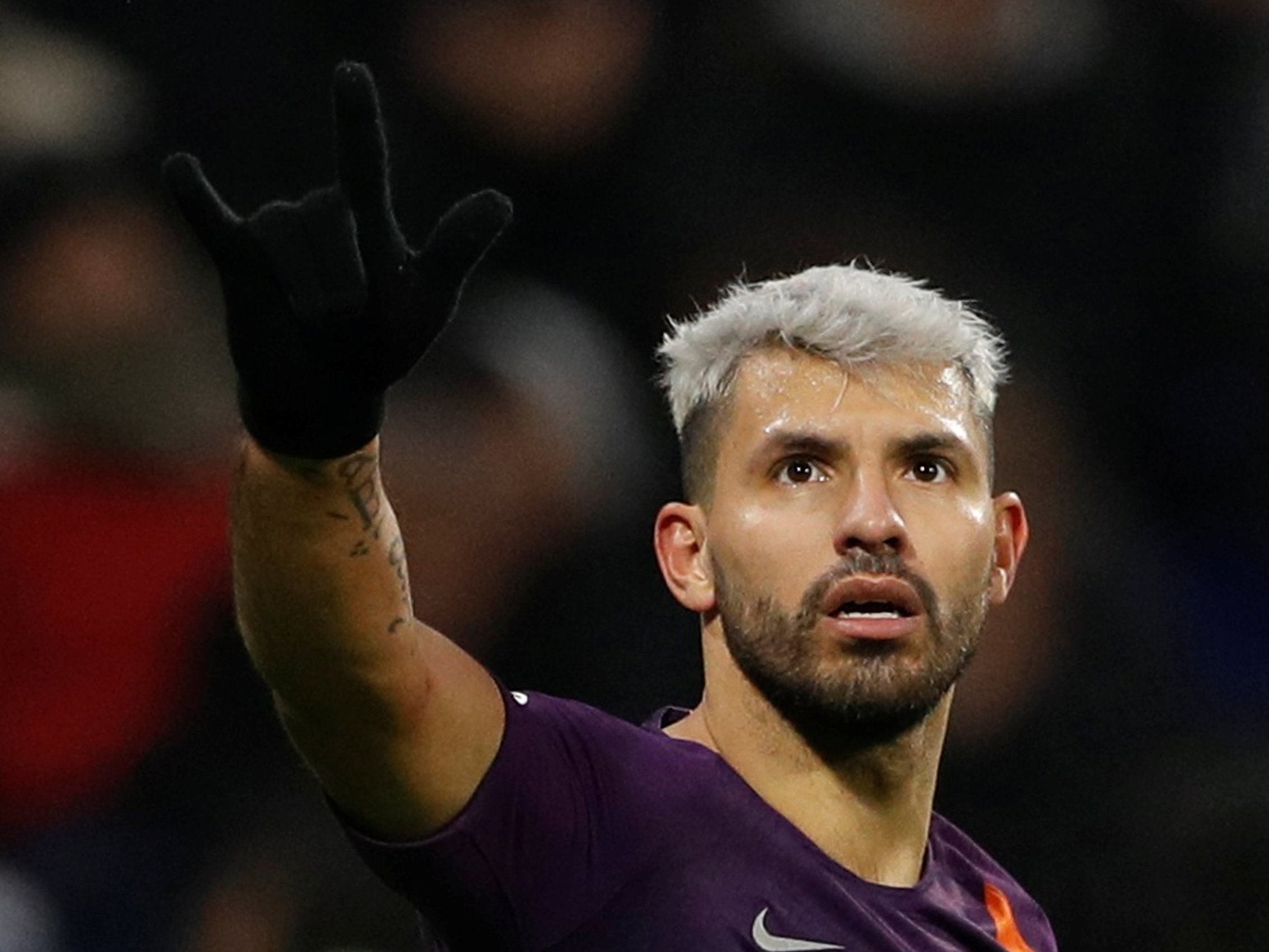 Sergio Aguero suffered an injury in training at the beginning of the week