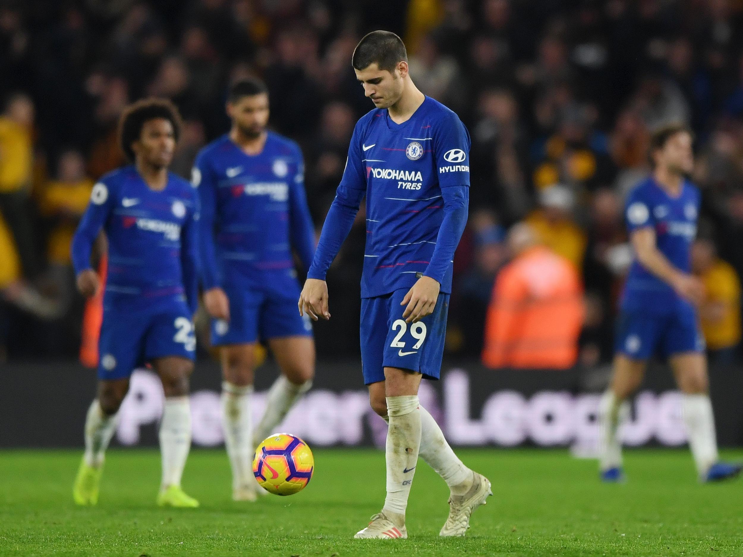 Defeat by Wolves left Sarri questioning his side