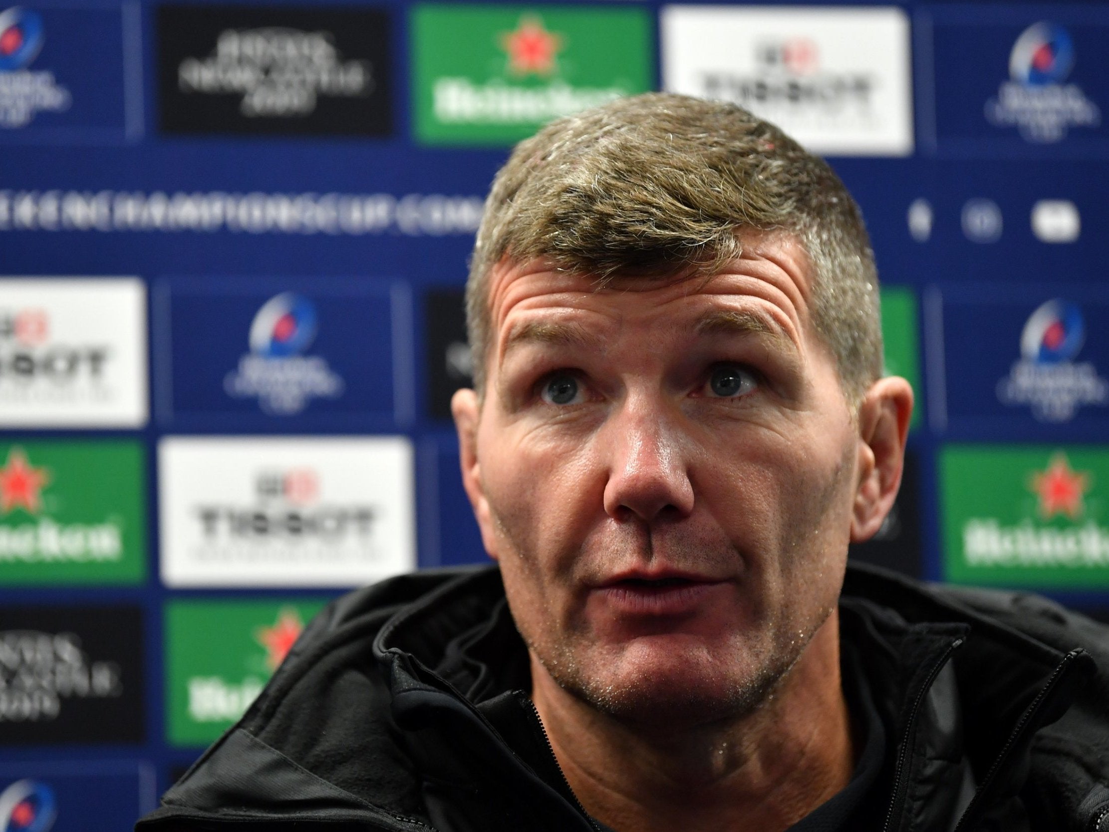 Rob Baxter recalls a number of his internationals for the clash with Gloucester