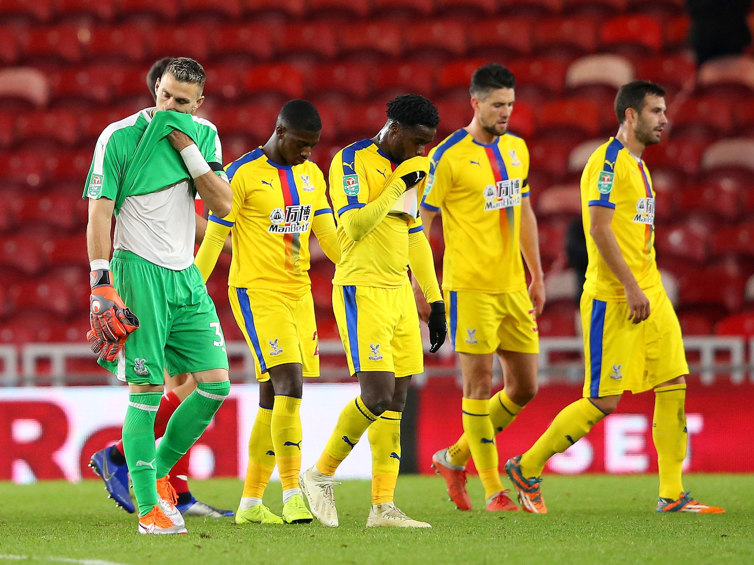 Crystal Palace are out of the League Cup and have lost their first derby as they continue to fall in the table