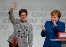 Annegret Kramp-Karrenbauer to succeed Angela Merkel as CDU leader