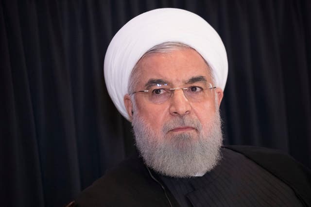 President Hassan Rouhani warned that a weakened Iran would be less able to fight drug trafficking at a six-nation conference on fighting terrorism