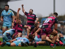 Exeter's European hopes hang by a thread after Gloucester defeat