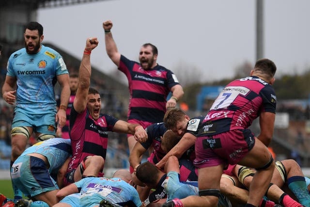 Gloucester were deserved winners as Exeter's European future hangs in the balance