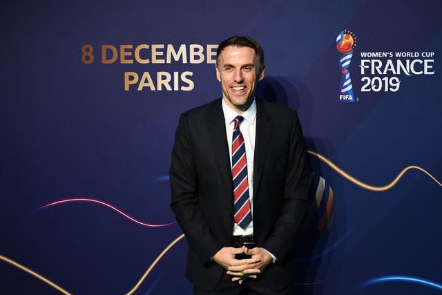 Phil Neville is in Paris for the draw