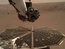 Sounds of Mars wind captured by Nasa's InSight lander